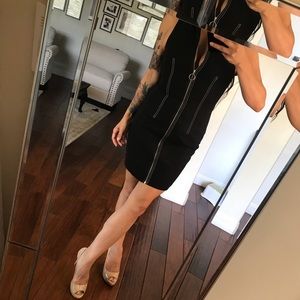 Alexander Wang Black body con mini party dress